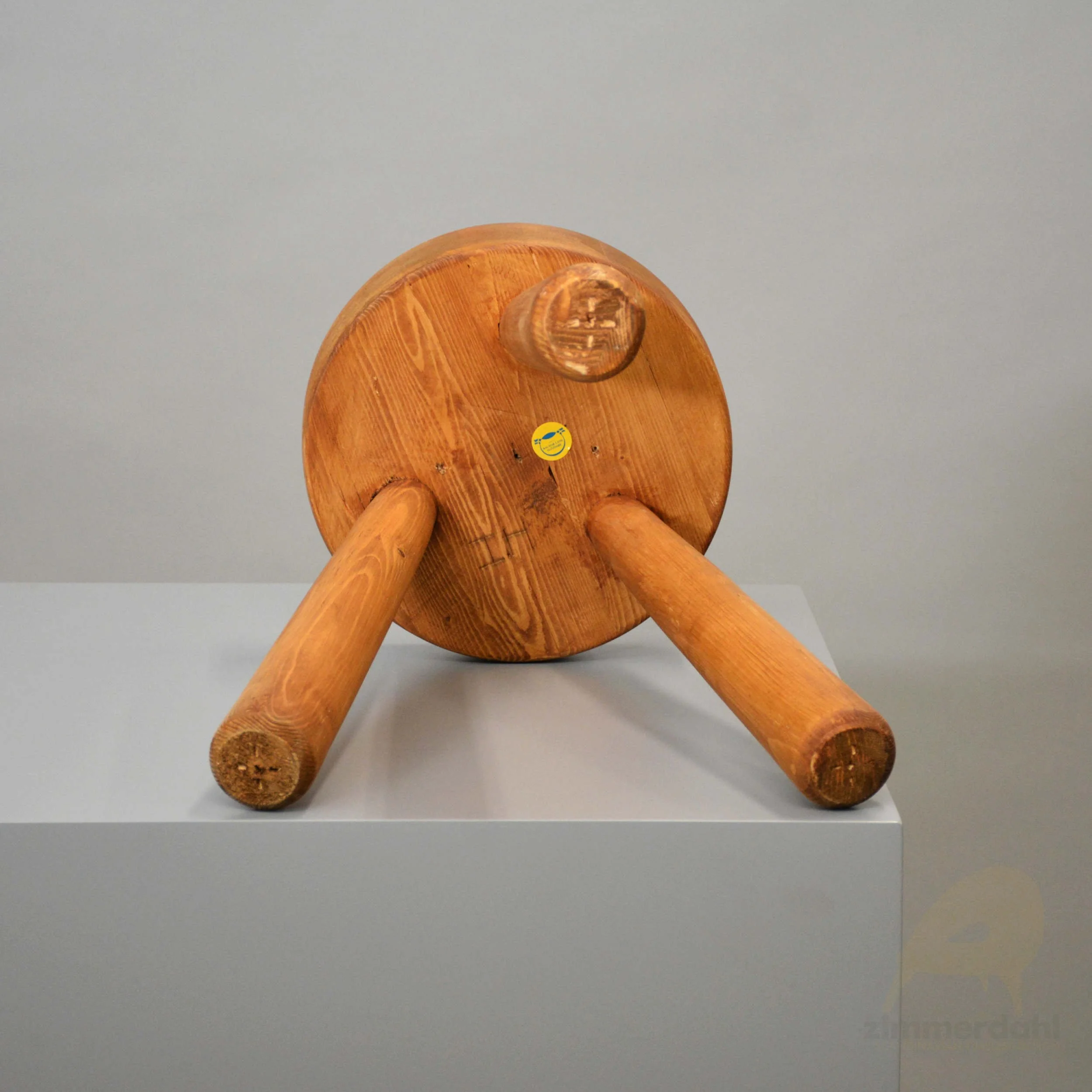 Stool by Ingvar Hildingsson for IH Slöjd, Sweden — Scandinavian